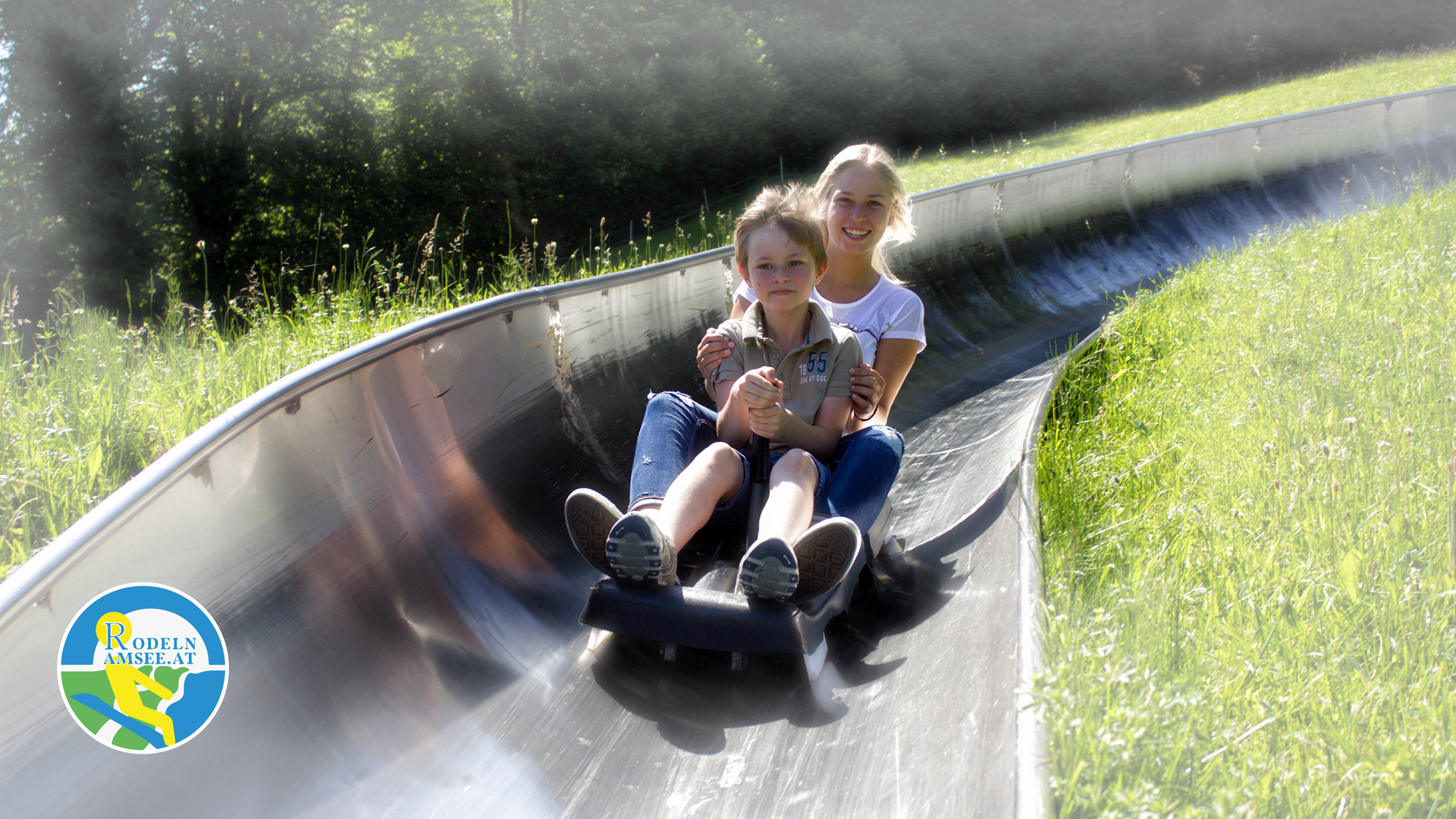 Rodeln macht Spass